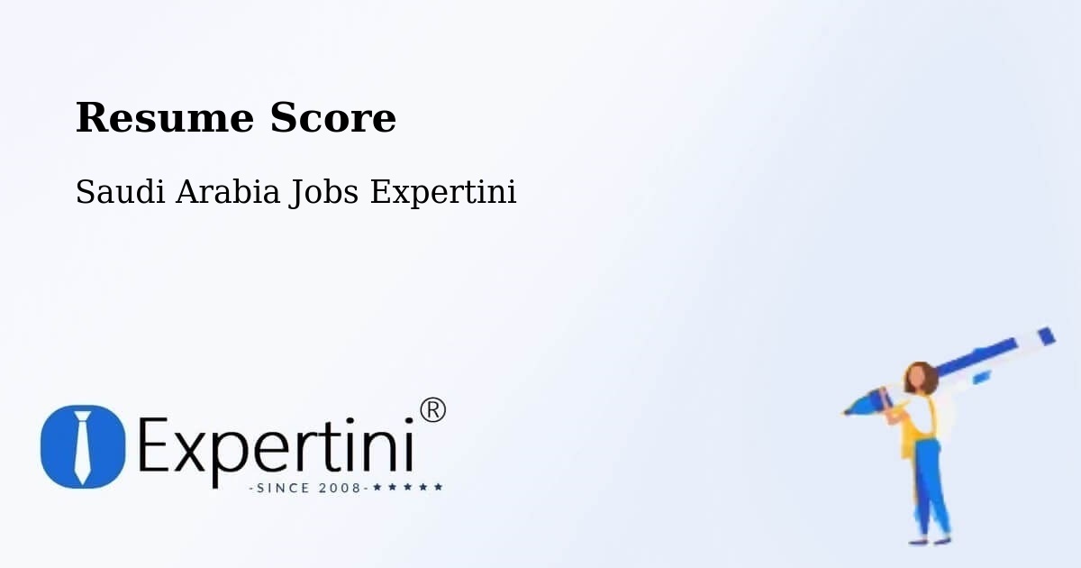 Resume Score & Job Description Match Tool – Al Jami`Ah - Saudi Arabia Jobs Expertini